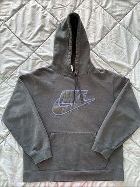 Nike x Supreme Leather Appliqué Hoodie